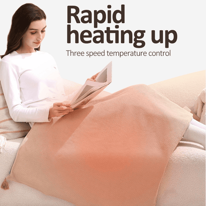 Stay Warm All Winter — Portable Electric Heated Blanket Shawl