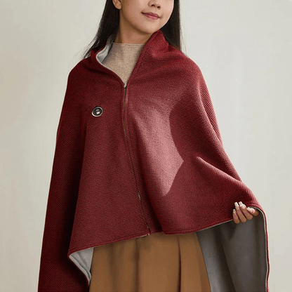 Stay Warm All Winter — Portable Electric Heated Blanket Shawl